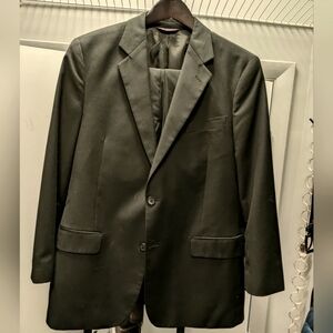 Leonardo, NY Men's Black Suit